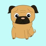 pale-blue-thetapug-background